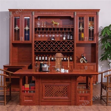 百和美家居 大型玄关红酒柜子收藏架 铝合金室内隔板酒柜 定制
