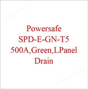 Powersafe SPD-E-GN-T5 500A,Green,LPanel  Drain